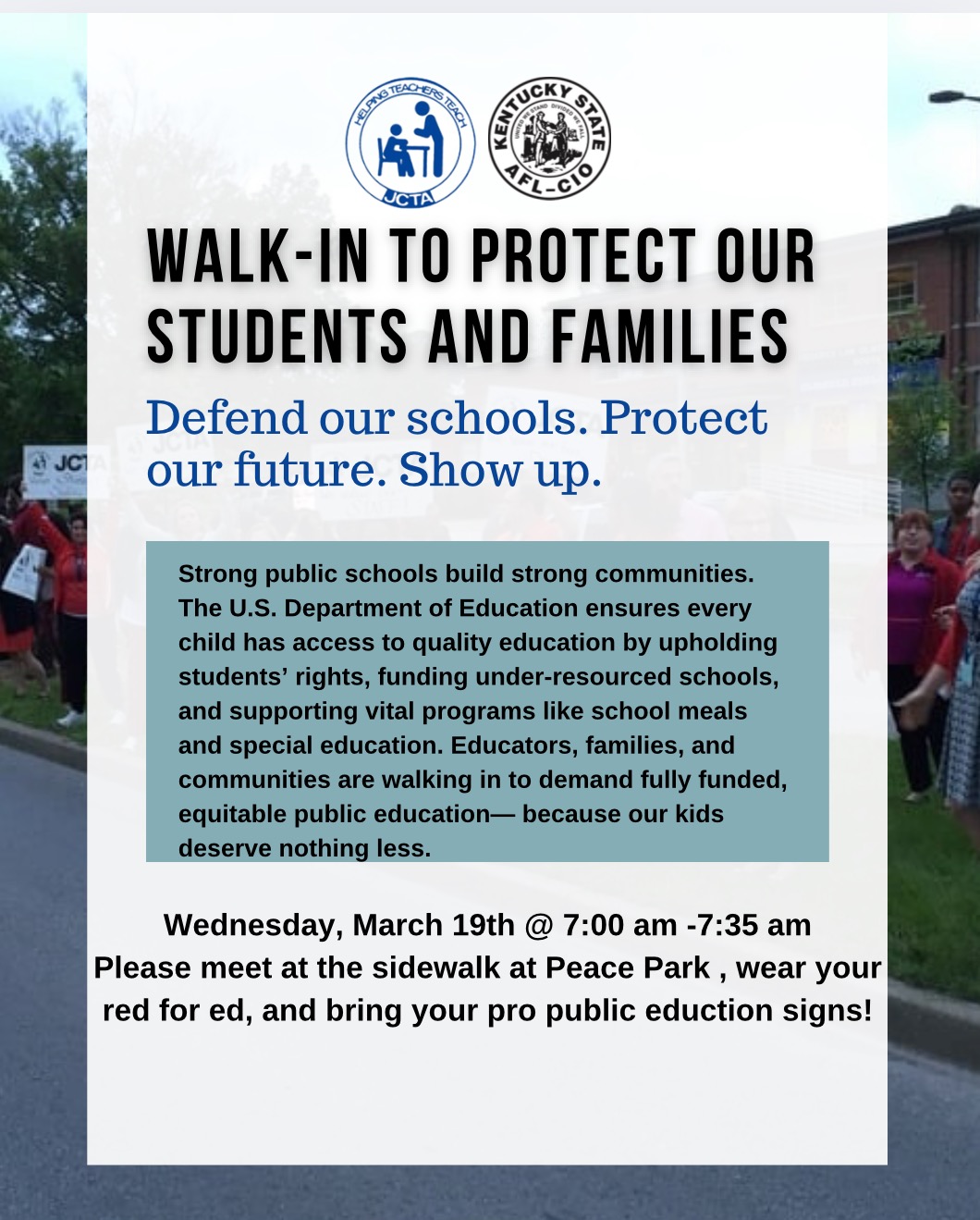 Walk-Ins for Public Education